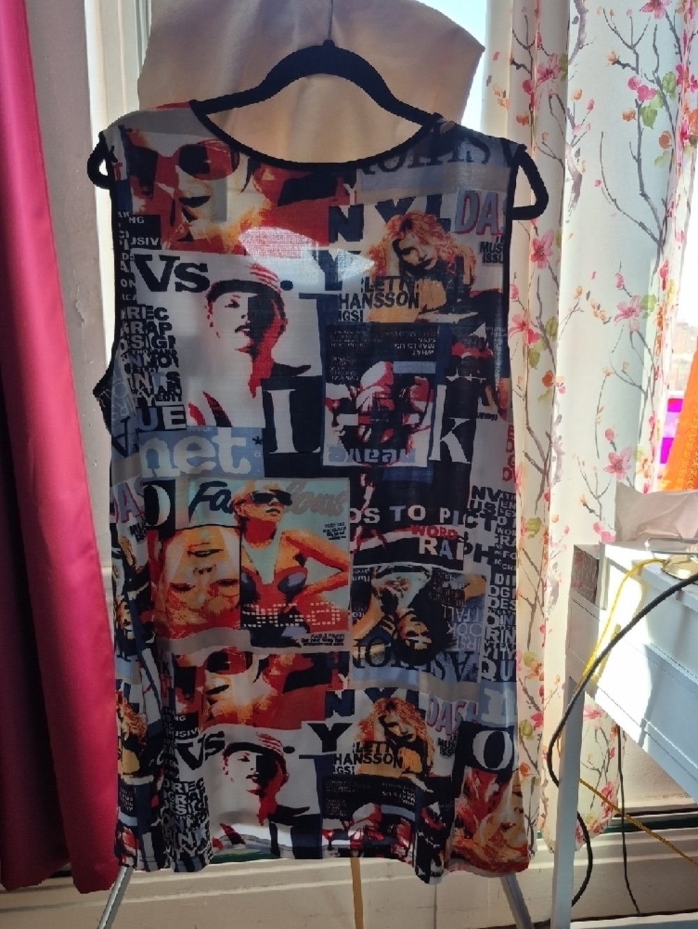 XL Tango Mango Multi-Color Graphic Tunic Top - Picture 6 of 16